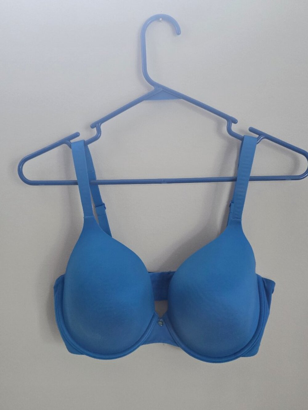 Victoria’s Secret Lined Perfect Coverage Bra 36DD Blue
